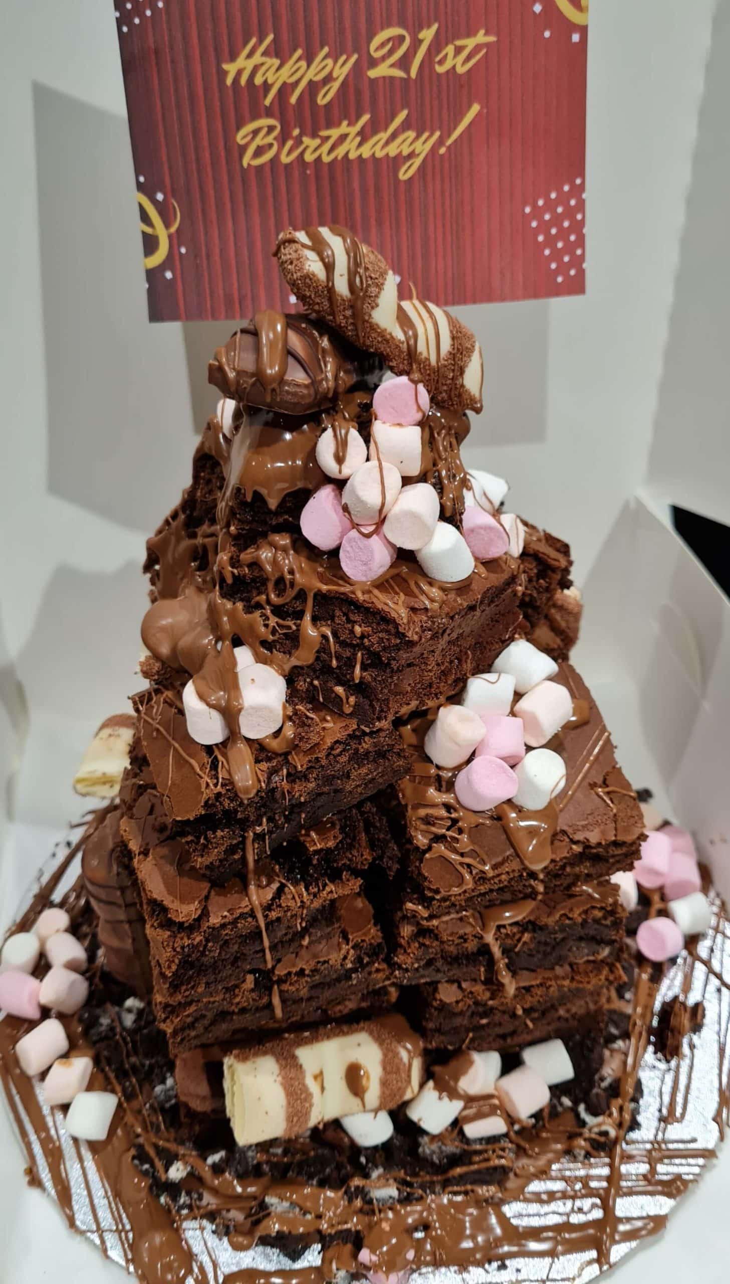 Brownie Stack Cake – Brownies On The Hill