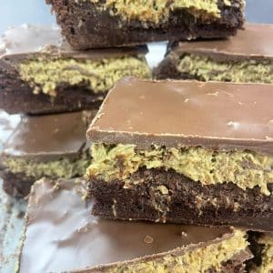 Dubai Box ( Four Brownies with dubai Pistachio)