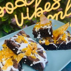 Honeycomb Topped Brownie