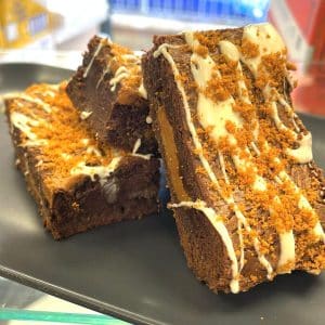 Biscoff Stuffed Brownie