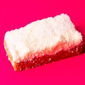 Lemon and coconut slice
