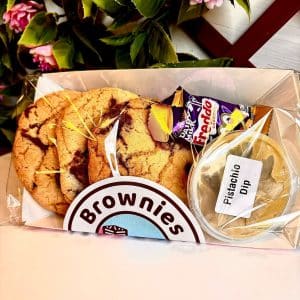 Pistachio Cookie Dipping Tray